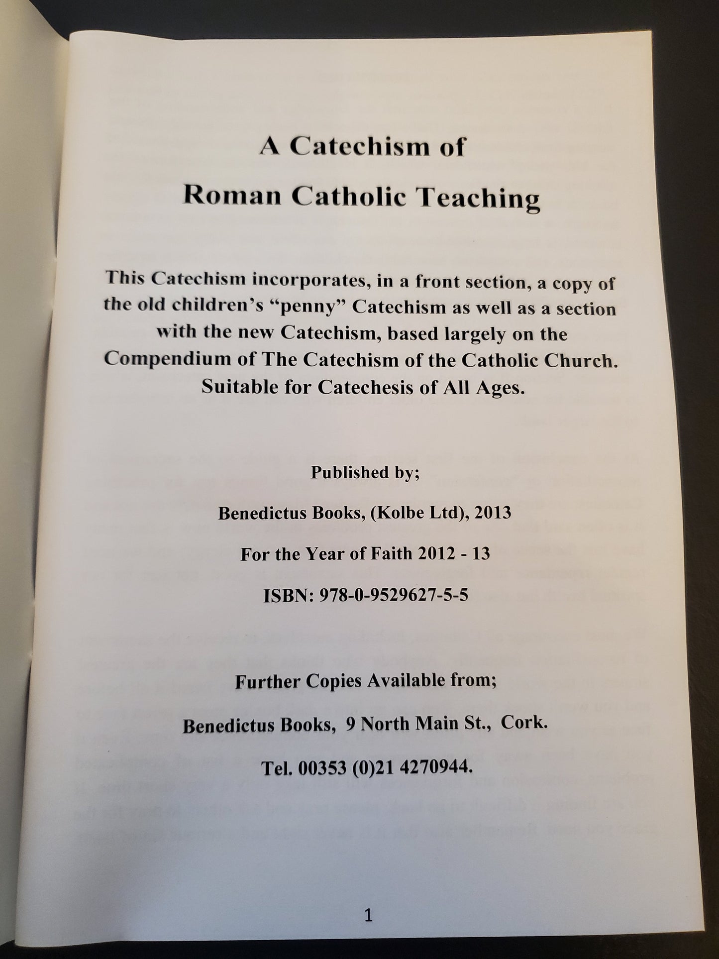 Catechism of Roman Catholic Teaching