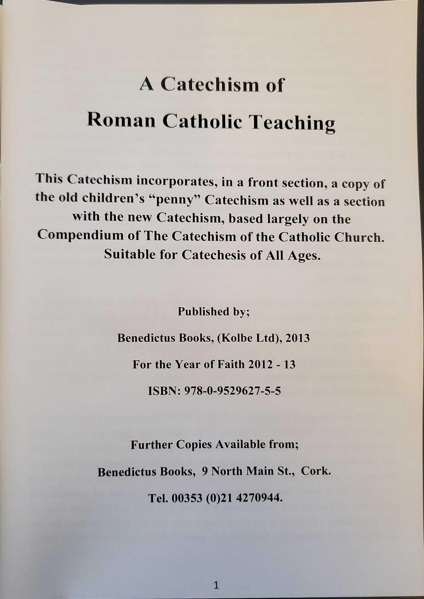 Catechism of Roman Catholic Teaching