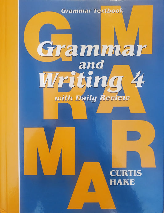 Grammar and writing 4 student grammar textbook