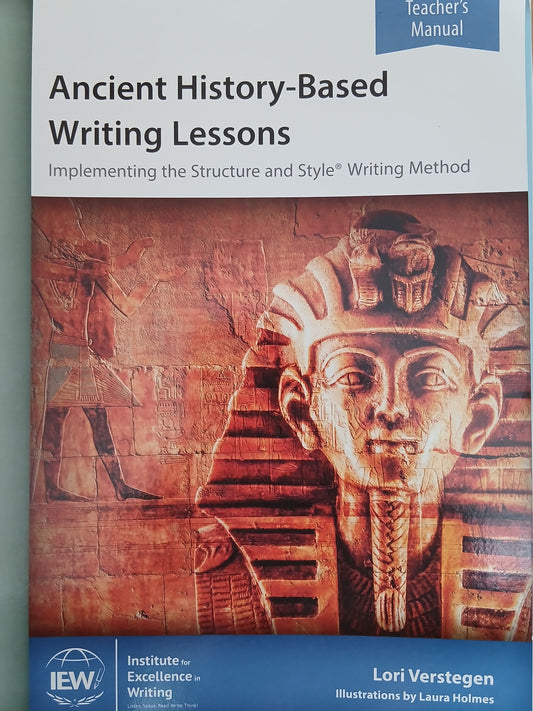 Ancient History-Based Writing Lessons Teacher/Student Combo