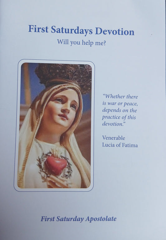 First Saturday Devotion booklet