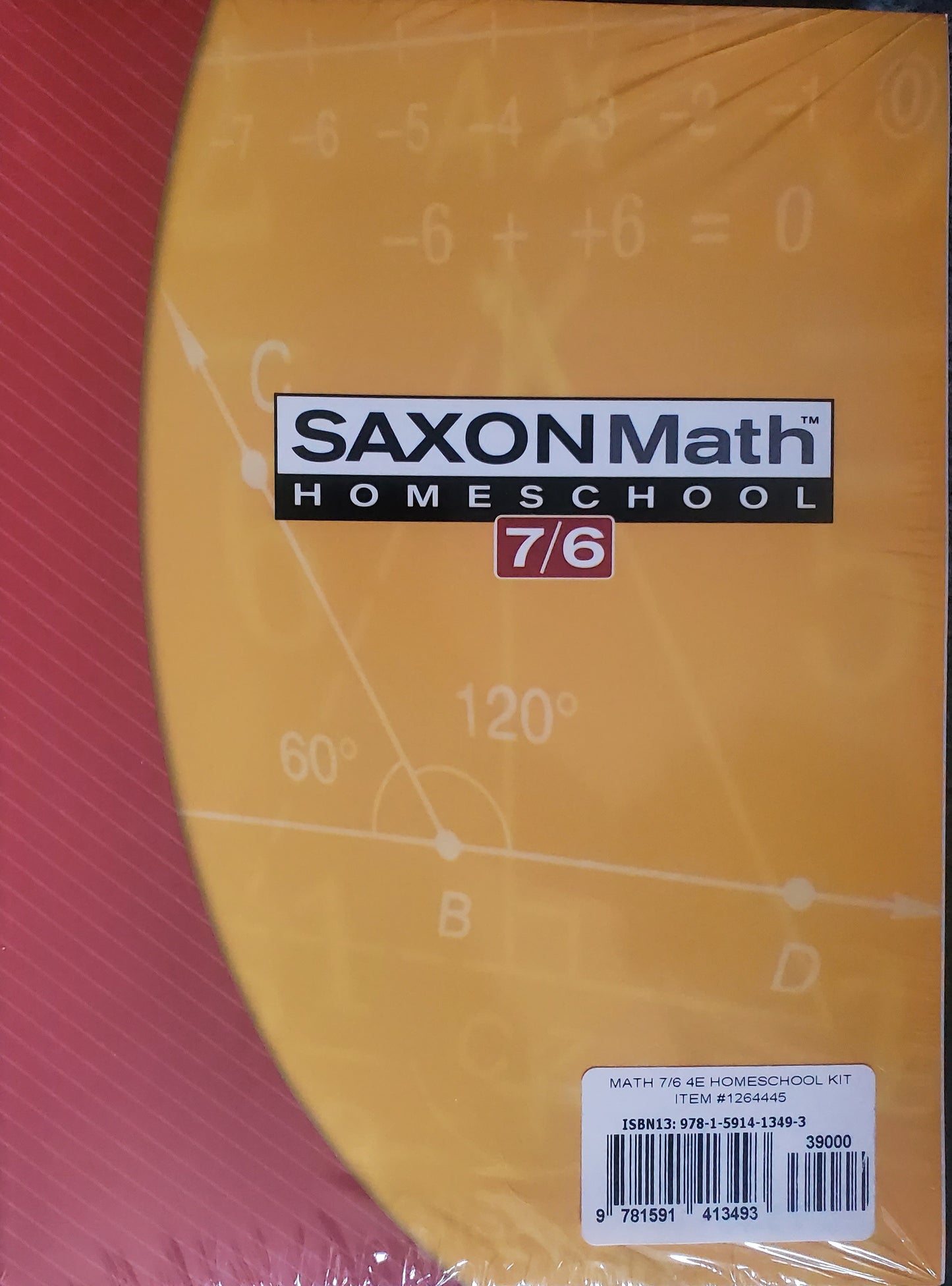 Saxon Math 7/6 4ED Homeschool kit