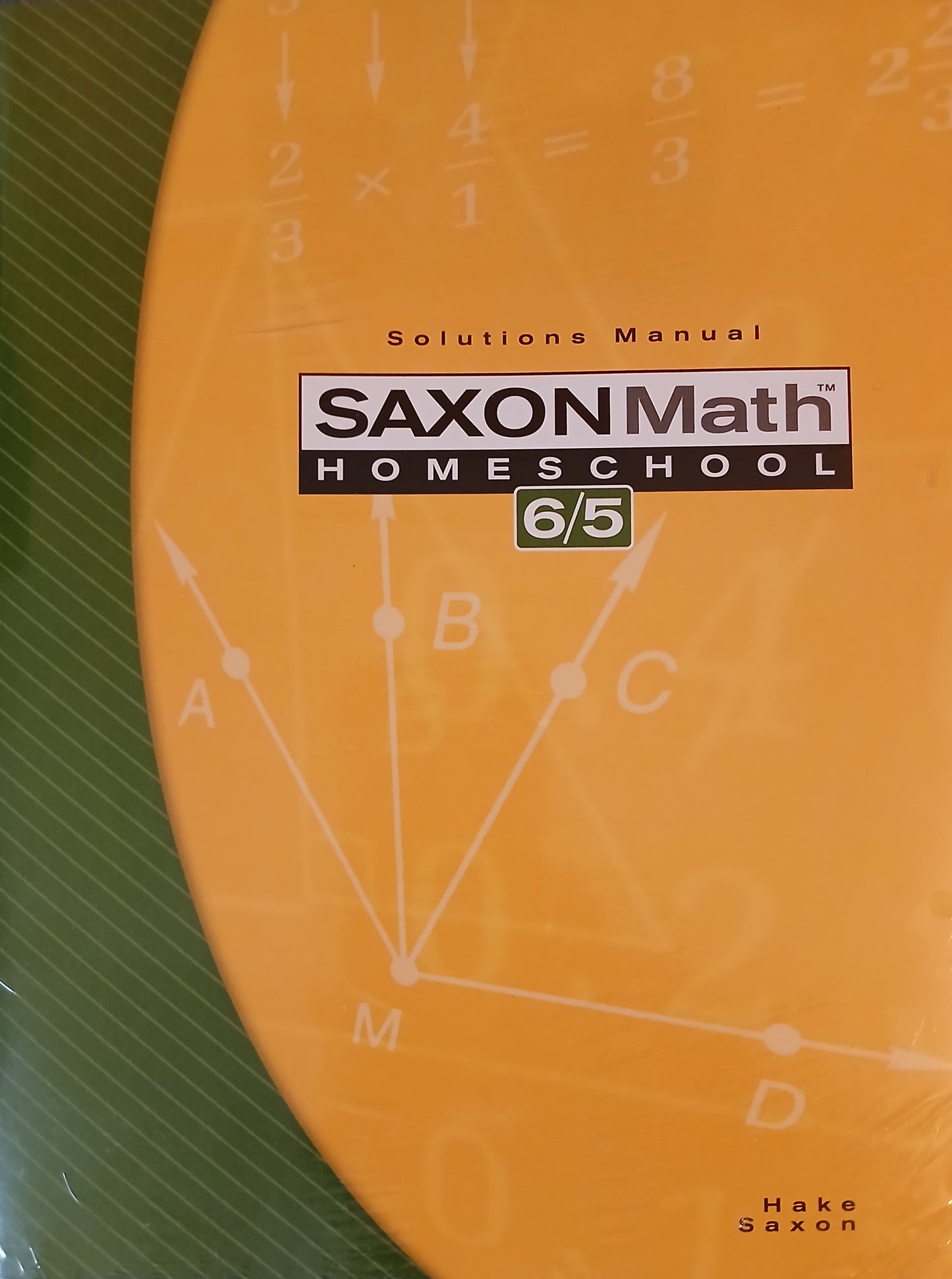 Saxon Math 6/5 3ED Homeschool kit